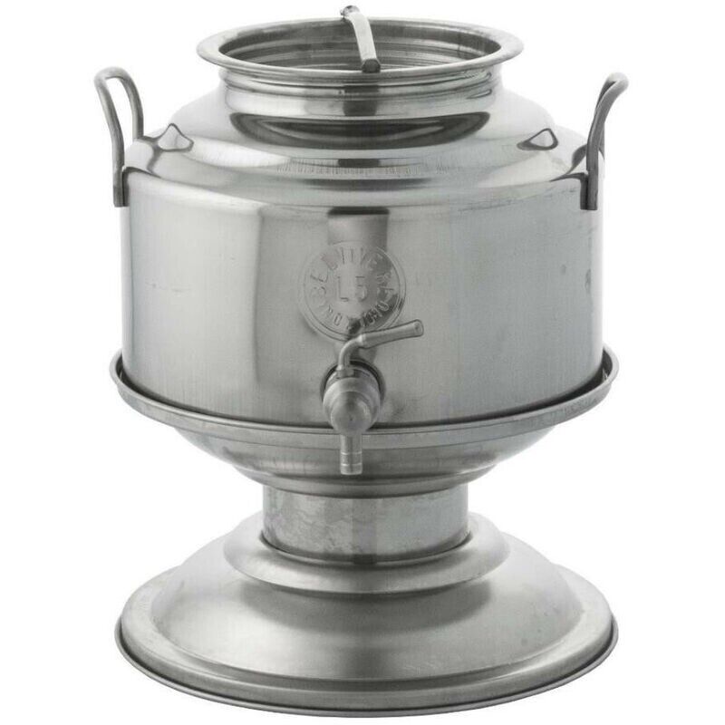 FUSTINO CONTENITORE OLIO/VINO INOX JOLLY 5 LITRI CON RUBINETTO