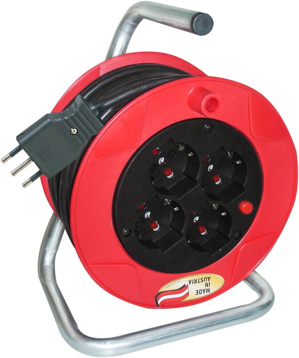 BAT Avvolgicavo ST 180 15m H05VV-F 3G1,5 nero