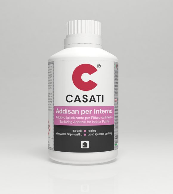 Additivo antimuffa addisan Casati 250ml. Dose per 14 lt. di idropittura