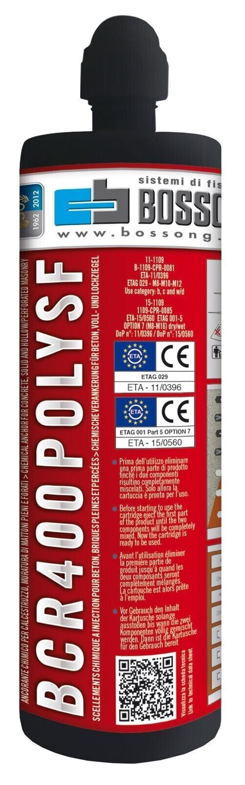 BOSSONG ANCORANTE CH. BCR400 POLY SF 400 ML CE-ETA