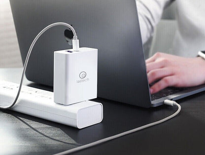 CARICATORE RAPIDO 60W LOSTECH LS-Z64 CON PRESE USB + USB Type C Quick Charge
