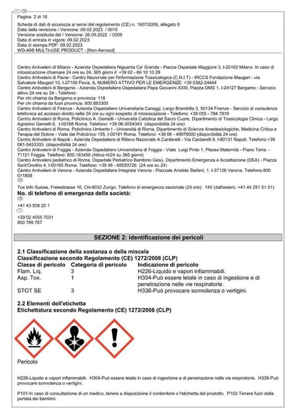 WD40 SBLOCCANTE SPRAY LUBRIFICANTE SVITOL DEGRIPPANTE PENETRANTE MULTIUSO 400 ml