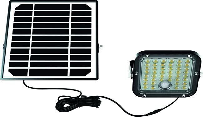 Faretto Proiettore Led con Pannello Solare per Esterni 10W 1500LM