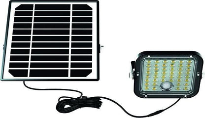 Faretto Proiettore Led con Pannello Solare per Esterni 10W 1500LM