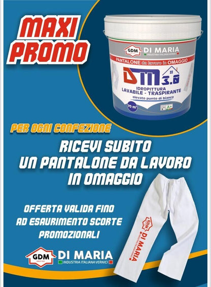 Pittura 3.0 G.D.M. Lavabile traspirante Lt.13 PROMO