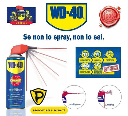 WD40 SBLOCCANTE SPRAY LUBRIFICANTE SVITOL DEGRIPPANTE PENETRANTE MULTIUSO 400 ml