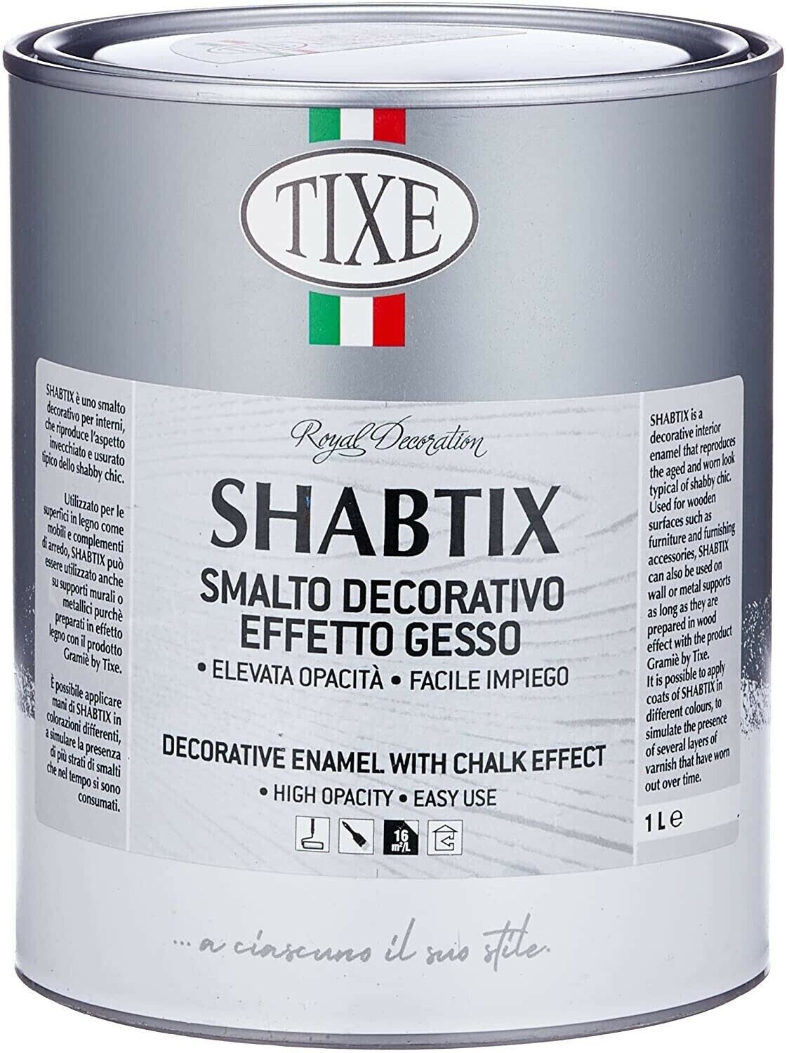 TIXE SHABTIX BIANCO 1 LT smalto shabby