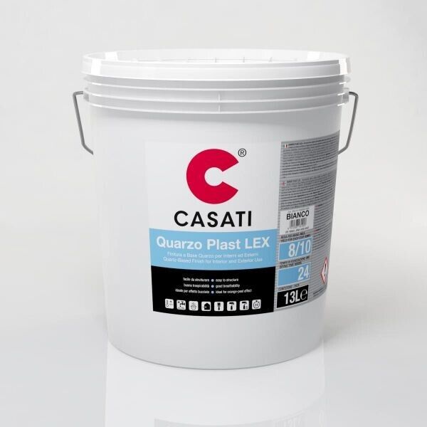 Quarzo  Plast LEX casati bianco 13LT. per esterni ed interni