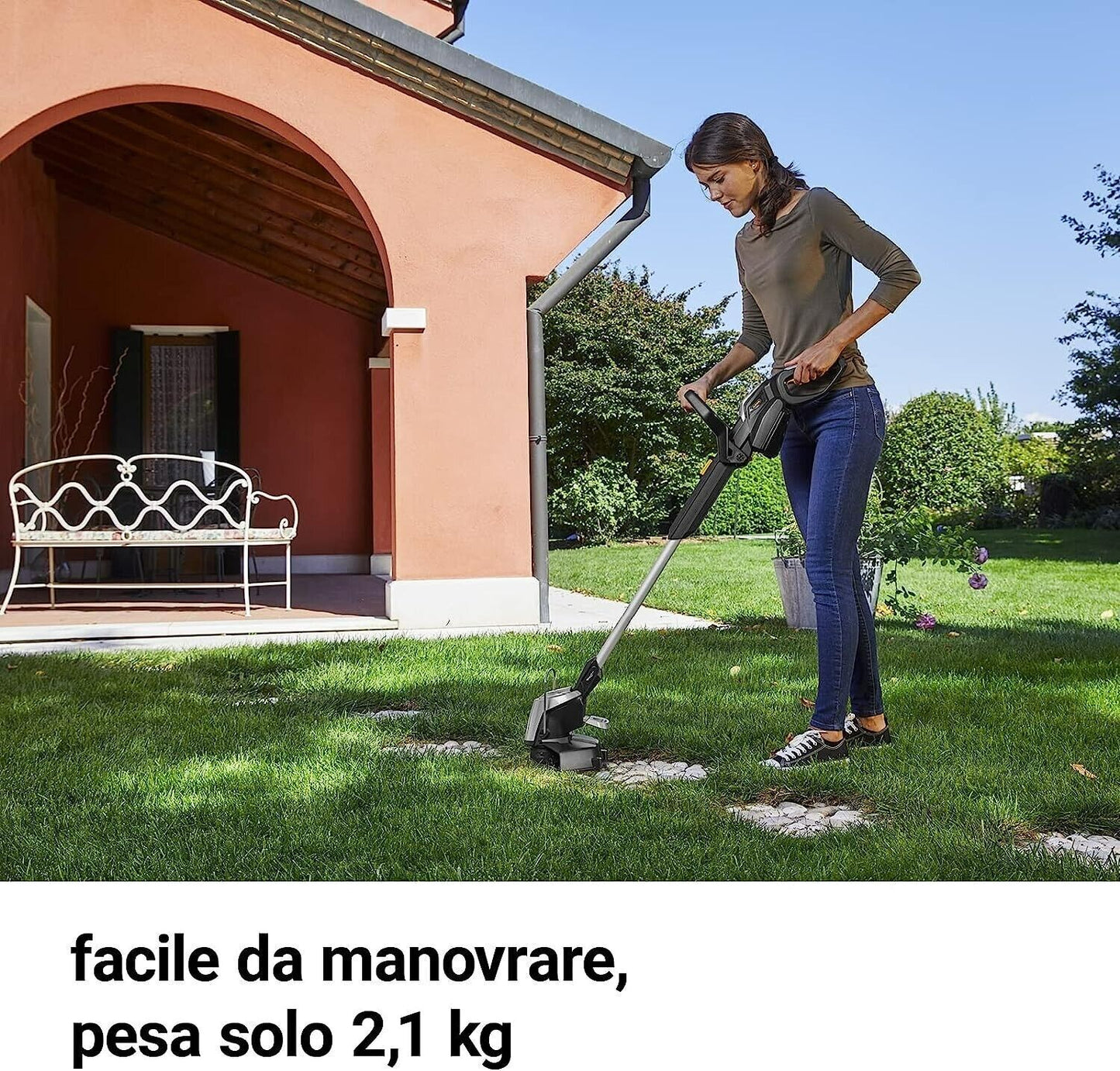 Alpina ATR 20 Li Kit Decespugliatore a Batteria, Ampiezza 25cm, Batteria 20V 2Ah