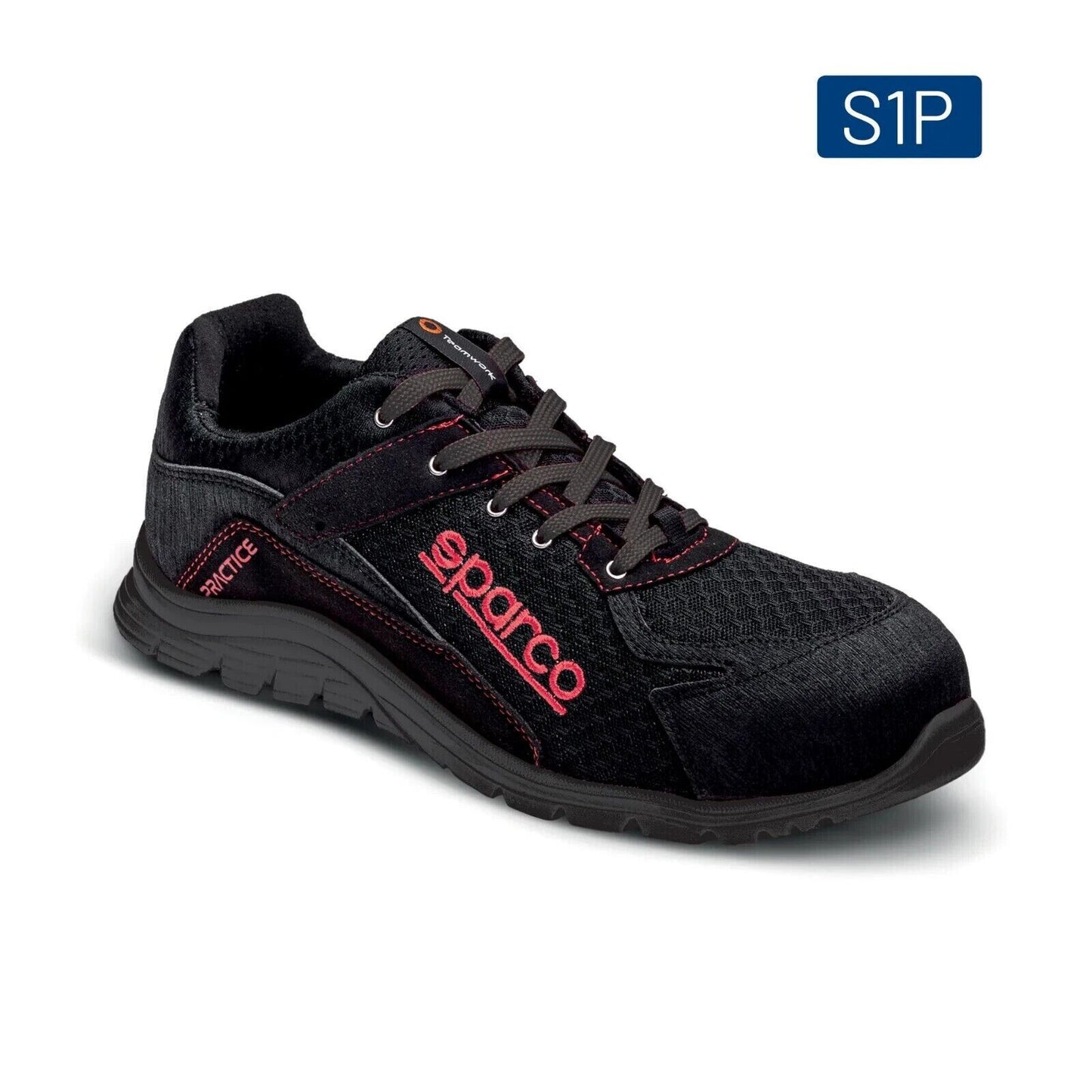 Scarpe SPARCO Practice Nigel Nera Rosso S1P