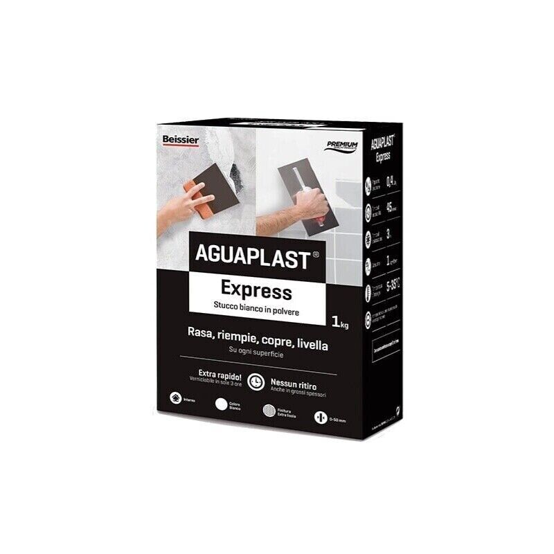 Stucco aguaplast express supercoprente polvere 4kg.
