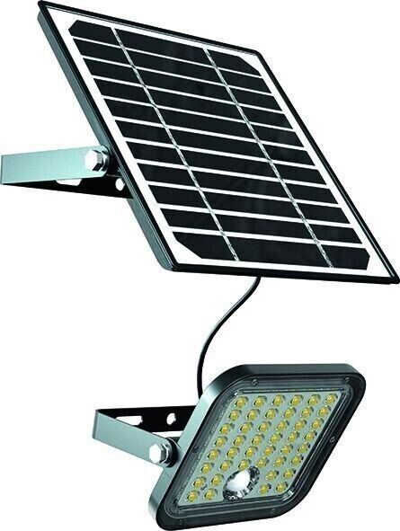 Faretto Proiettore Led con Pannello Solare per Esterni 10W 1500LM