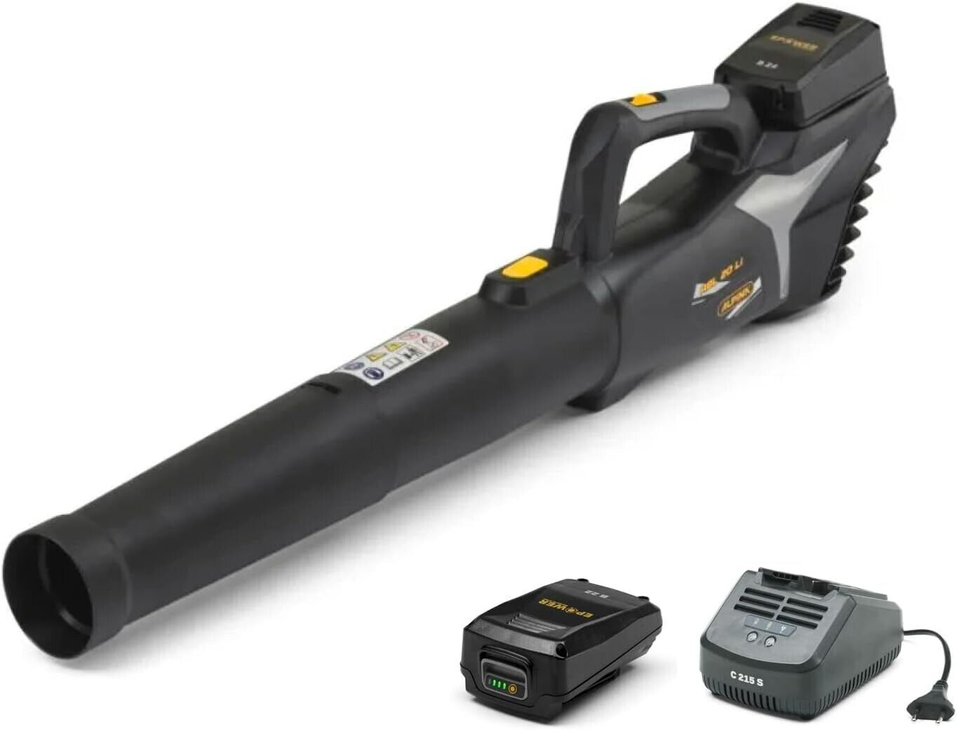 Alpina Soffiatore Batt. ABL 20 Li Kit UNABatt.  4AH Giardino Pulito e in Ordine