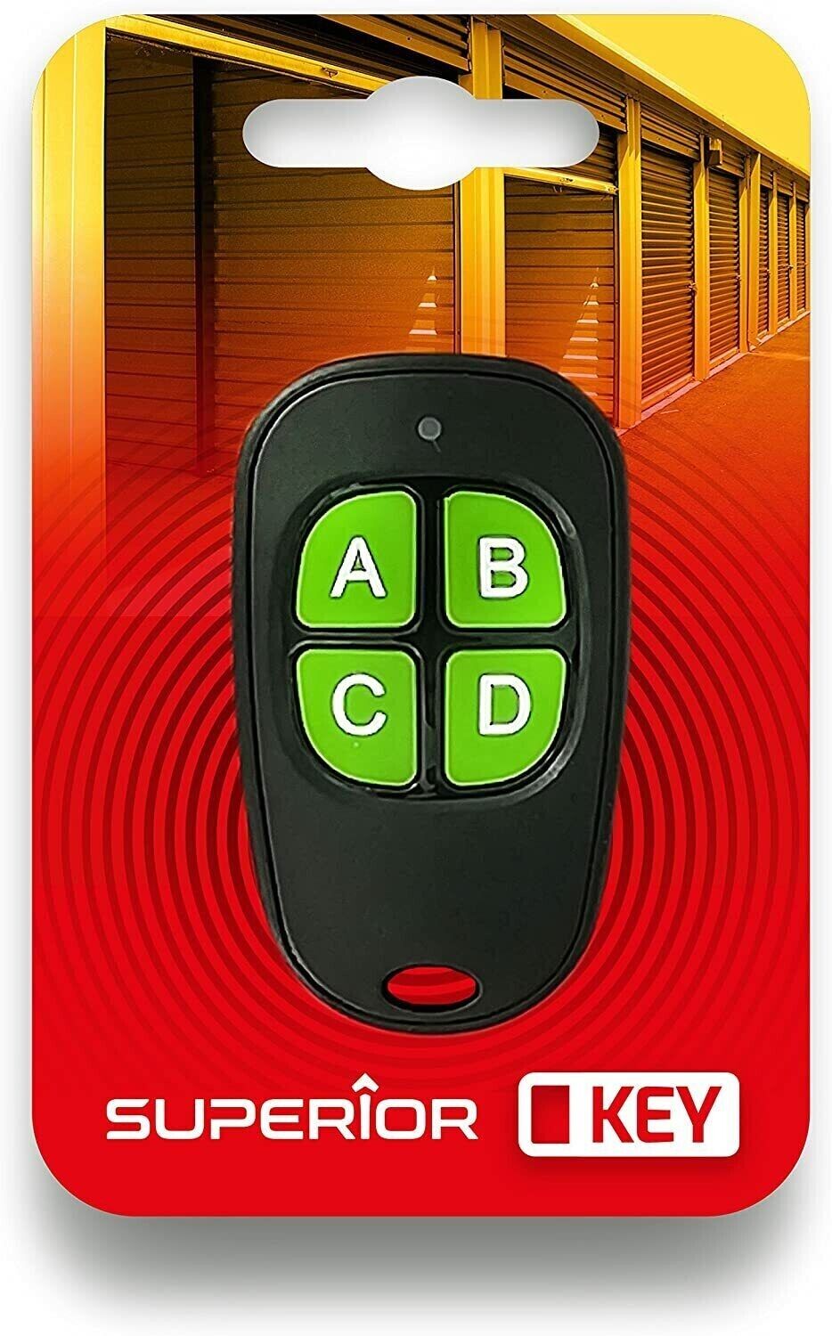 SUPERIOR RADIOCOMANDO UNIVERSALE PROGRAMMABILE KEY 4 CANALI TELECOMANDO CANCELLI