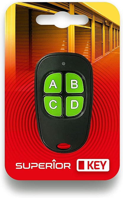 SUPERIOR RADIOCOMANDO UNIVERSALE PROGRAMMABILE KEY 4 CANALI TELECOMANDO CANCELLI