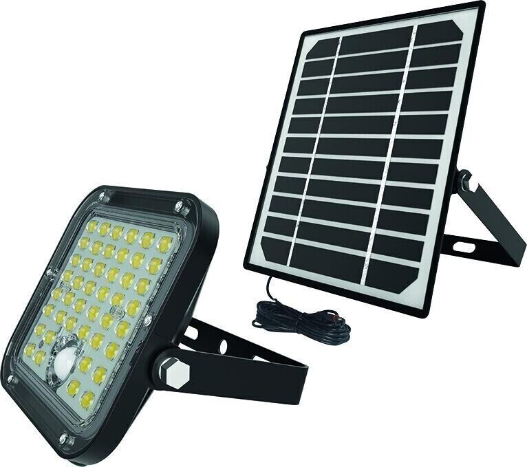 Faretto Proiettore Led con Pannello Solare per Esterni 10W 1500LM