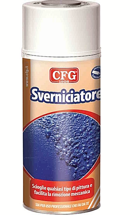 Sverniciatore Spray per ferro legno metallo alluminio carrozzeria bomboletta CFG