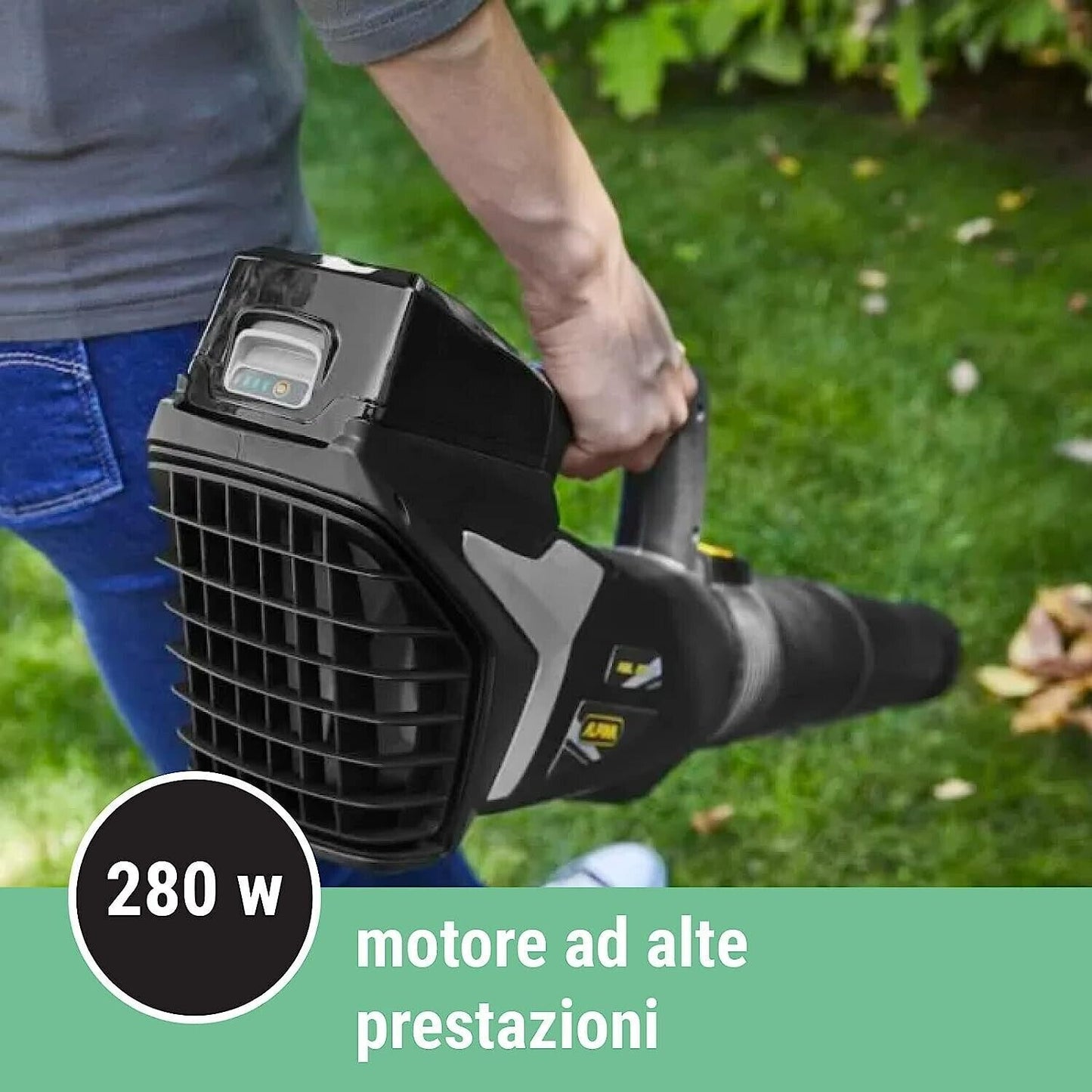 Alpina Soffiatore Batt. ABL 20 Li Kit UNABatt.  4AH Giardino Pulito e in Ordine