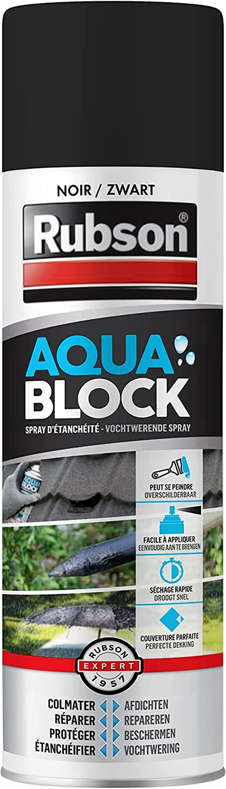 SPRAY RUBSON AQUABLOCK IMPERMEABILIZZANTE NERO conf. 300 ml