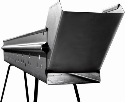 Barbecue  Cuoci spiedini arrosticini 80cm in ferro NERO