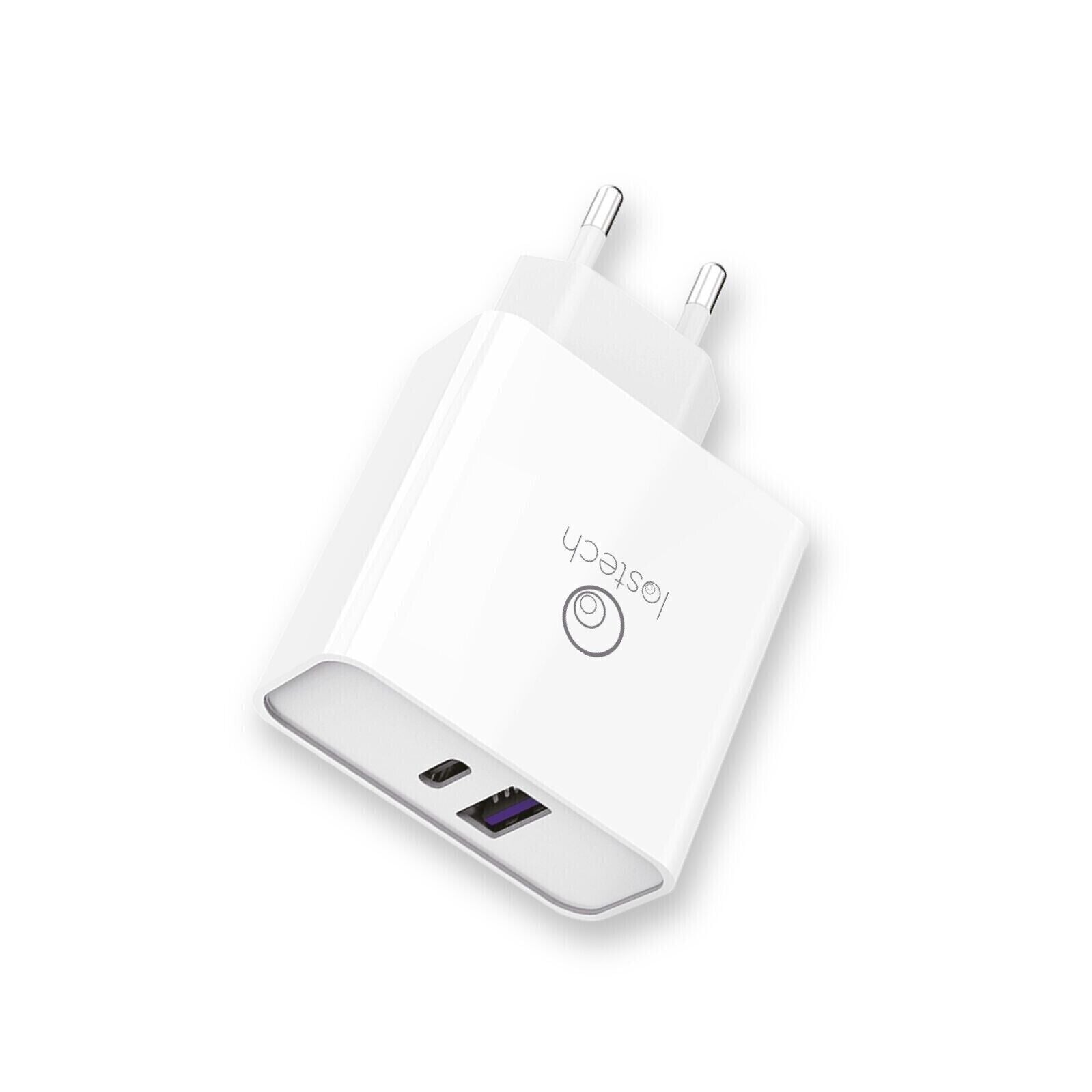 CARICATORE RAPIDO 60W LOSTECH LS-Z64 CON PRESE USB + USB Type C Quick Charge