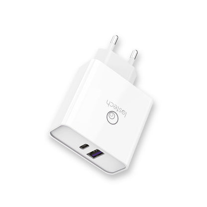 CARICATORE RAPIDO 60W LOSTECH LS-Z64 CON PRESE USB + USB Type C Quick Charge