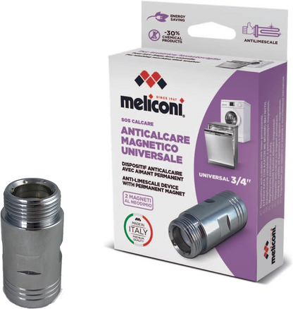 Filtro Anticalcare per Lavatrice/Lavastoviglie Magnetico Neodimio Attacco 3/4"