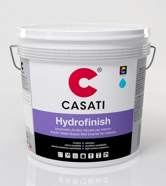 hydrofinish smalto murale satinato bianco casati