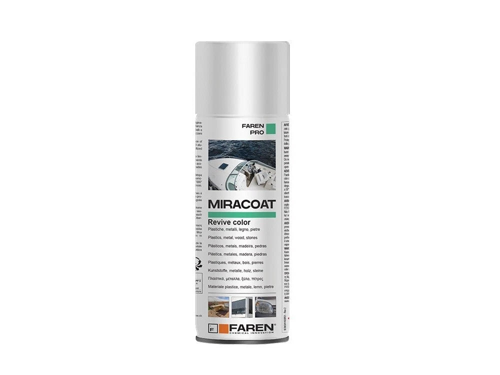 MIRACOAT revive color Faren 400 ml. rinnova plastiche, metalli, legno, pietre