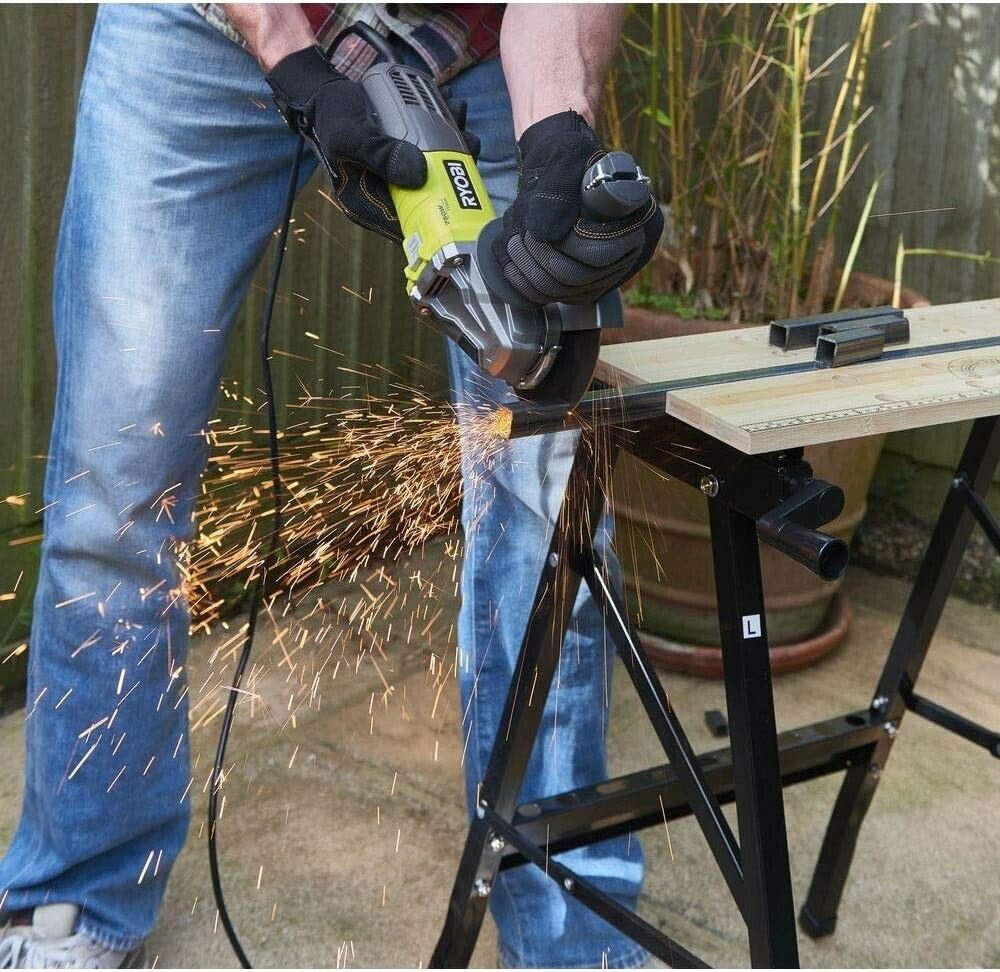 SMERIGLIATRICE MOLA ANGOLARE ELETTRICA 800W 115 MM RYOBI MOLATRICE