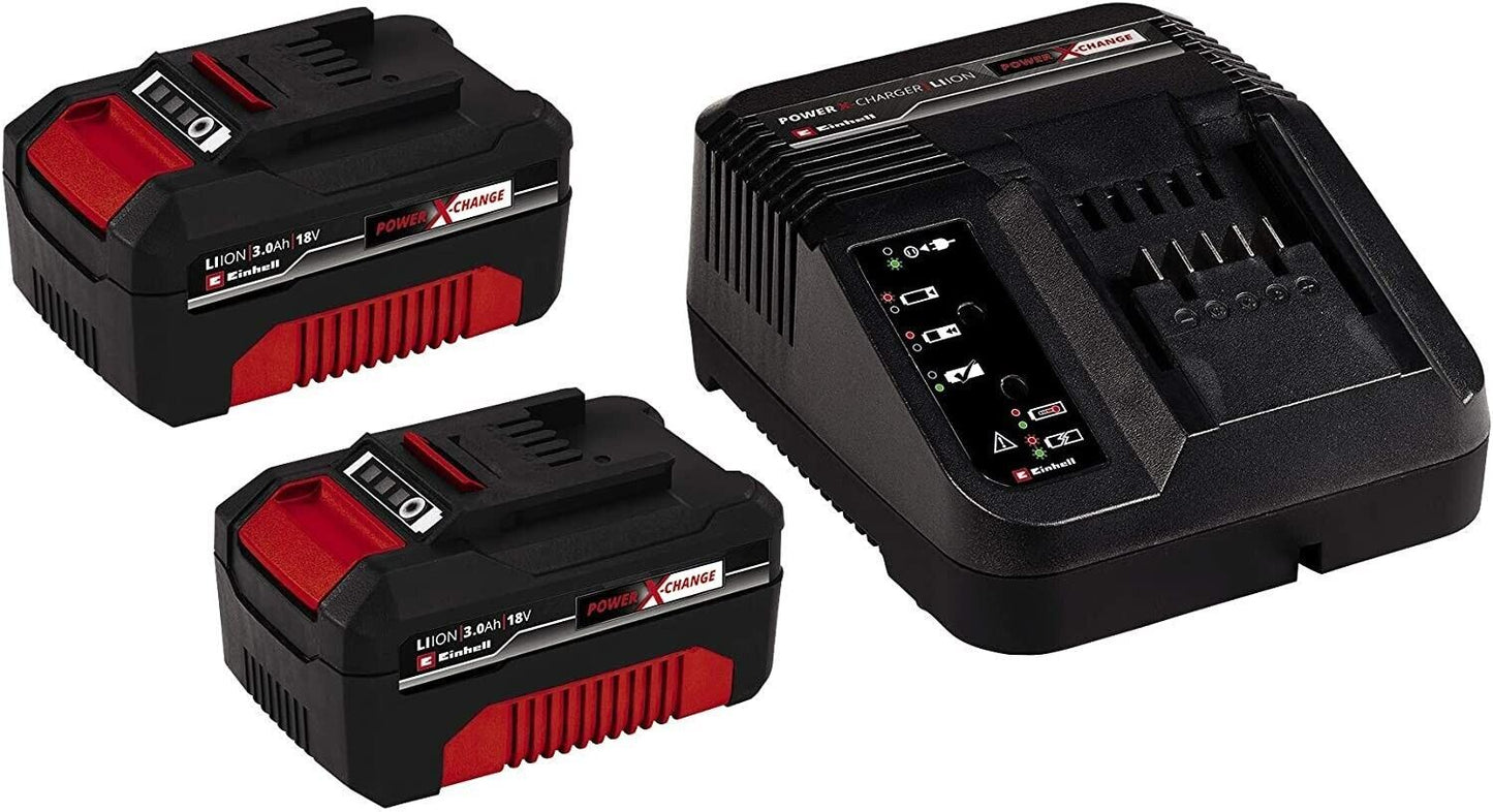 einhell GE-CL 36 Li E Soffia/Aspira a Batteria + 2 batteria da  4 Ah e Caricabat