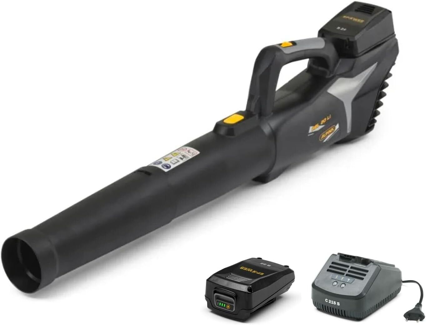 Alpina Soffiatore Batt. ABL 20 Li Kit UNABatt.  4AH Giardino Pulito e in Ordine