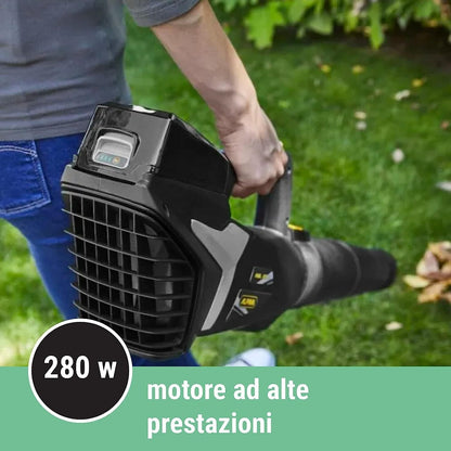 Alpina Soffiatore Batt. ABL 20 Li Kit UNABatt.  4AH Giardino Pulito e in Ordine