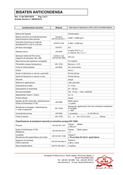 BISATEN ANTICONDENSA (Termoisolante)