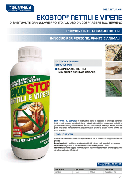 EKOSTOP RETTILI E VIPERE